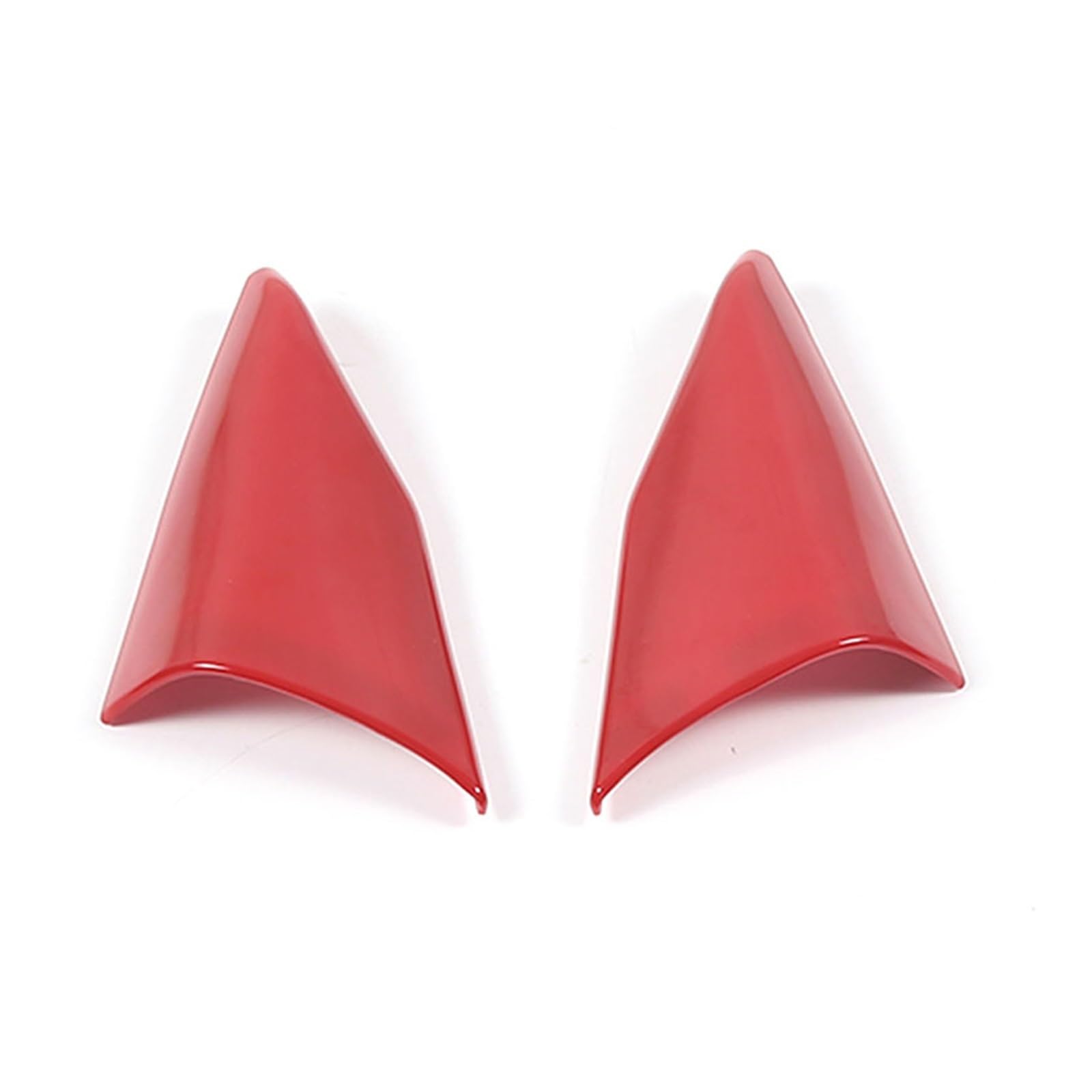 Interior Trim for Chevrolet for Corvette C8 Z06 Z51 2020-2023 Car Door A-Pillar Trim Cover Speaker Cover Sticker Accessories ABS Cover Trim Sticker(Red)