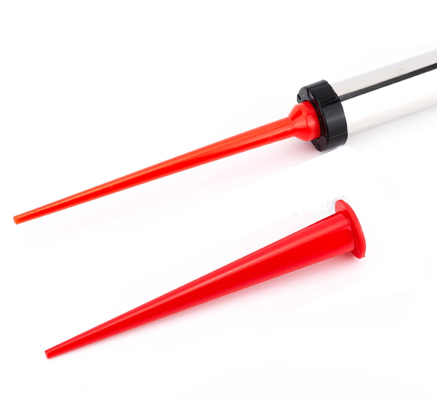 ANZHUO Caulking nozzle for sausage caulking gun curved caulking nozzle applicator used for sealing seams installing glass doors and windows tiles kitchenware advertisements (2 pieces)