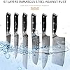 Knife-Set-Damascus-Steel-Knife-Premium-Quality-6-Piece-KnivesFull-Tang-Professional-Chef-Knife-Set-With-G10-Ergonomic-HandleVG-10-Steel-Core-67-Ply-Damascus-SteelBlade-Pattern-Design Knife Set Damascus Steel Knife Premium Quality 6-Piece Knives,Full Tang Professional Chef Knife Set With G10 Ergonomic Handle,VG-10 Steel Core 67 Ply Damascus Steel,Blade Pattern Design