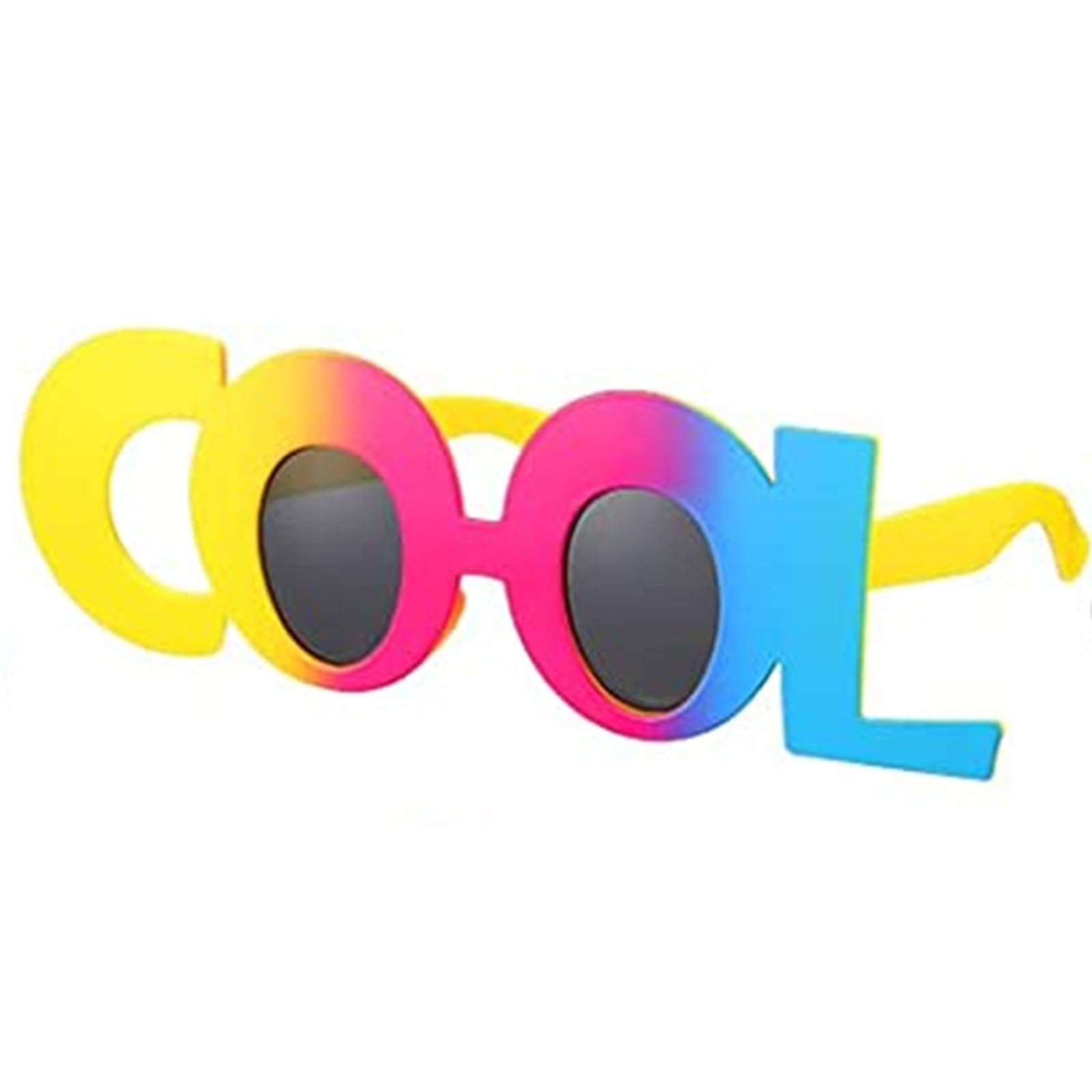 Yuelulala 9 works Runup Party Glasses, Funny Sunglasses, Funky Party Sunglasses for Leisure Use Novelty Hawaii Glasses - Image 4