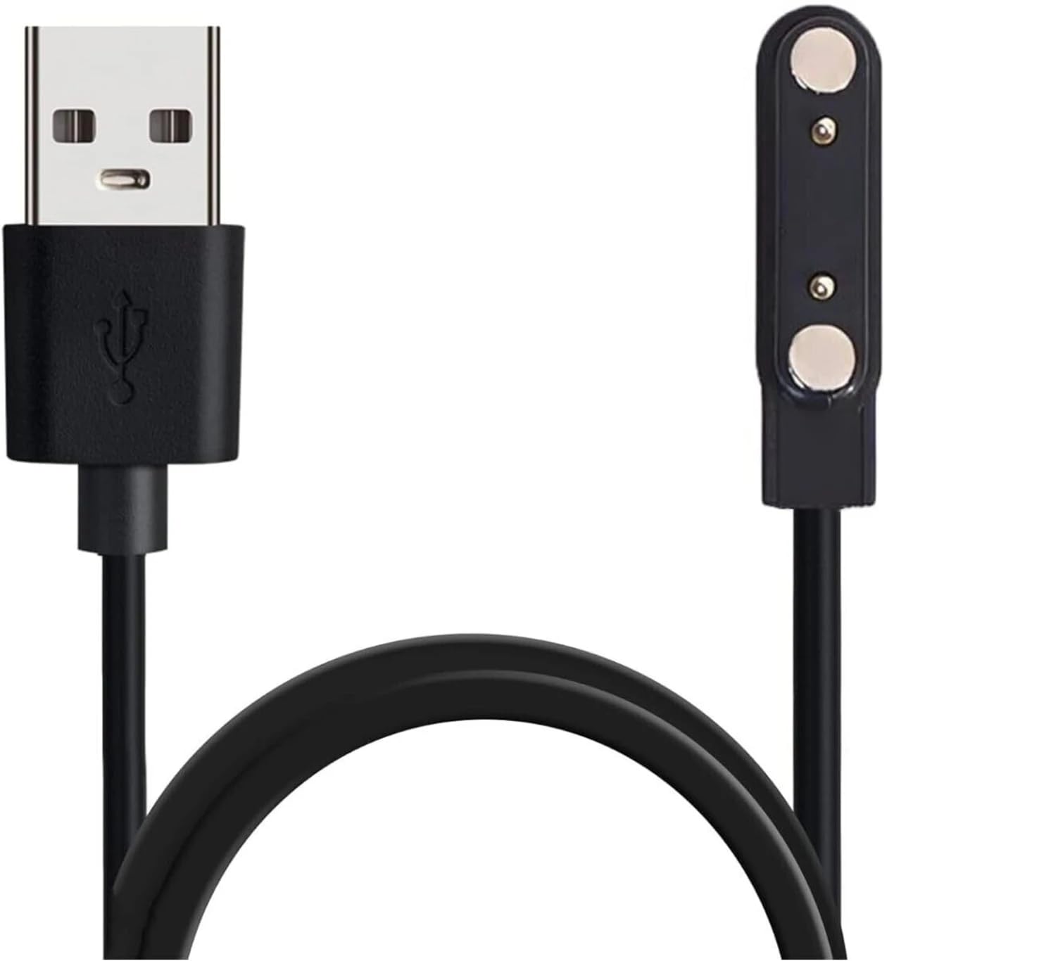 Vinayak enterprises collection Magnetic USB Charging Cable for Smart Watch | 2-Pin Fast Charging Replacement Charger Cord | Durable USB Power Cable Compatible with Smart Fitness Watch-image-30