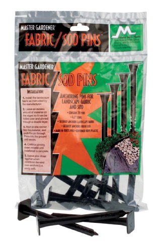 Master Mark Plastics 11110 Fabric and Sod Pins, 4.5 Inch, 10 Pack