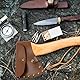 Vastsea Ärmel Beil Kopfscheide, Ärmel Beilschutzwerkzeuge, Feuerwehraxt Schutzhülle, Axt Hülle Leder Axt Holster für Outdoor, Wandern, Camping, Jagd
