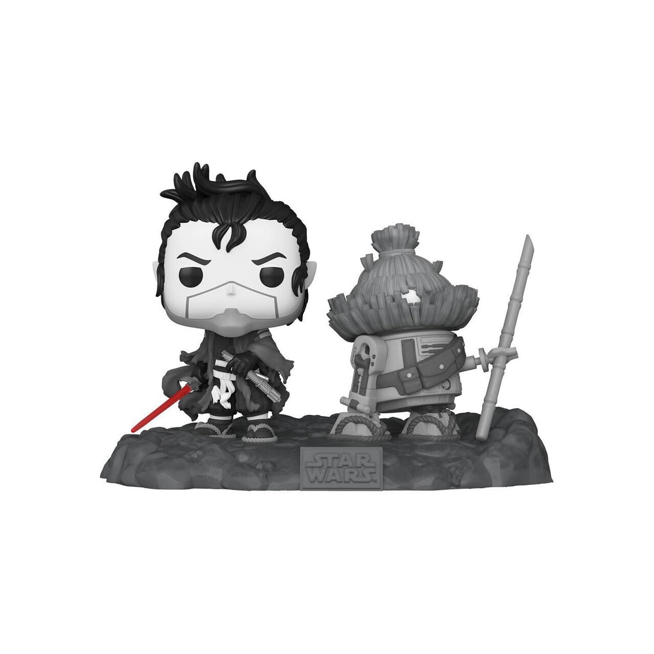 Funko POP! Star Wars: Visions - The Ronin and B5-56 Glow in The Dark Deluxe Pop!