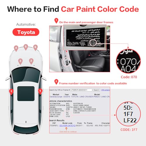 Image of Carhoo 1D9 Silver Graphite Metallic Compatible With Toyota Exact Match Touch Up Paint Pen, Car Scratch Remover for Nicks and Chips Repair - 0.56 Fl Oz(16ml)