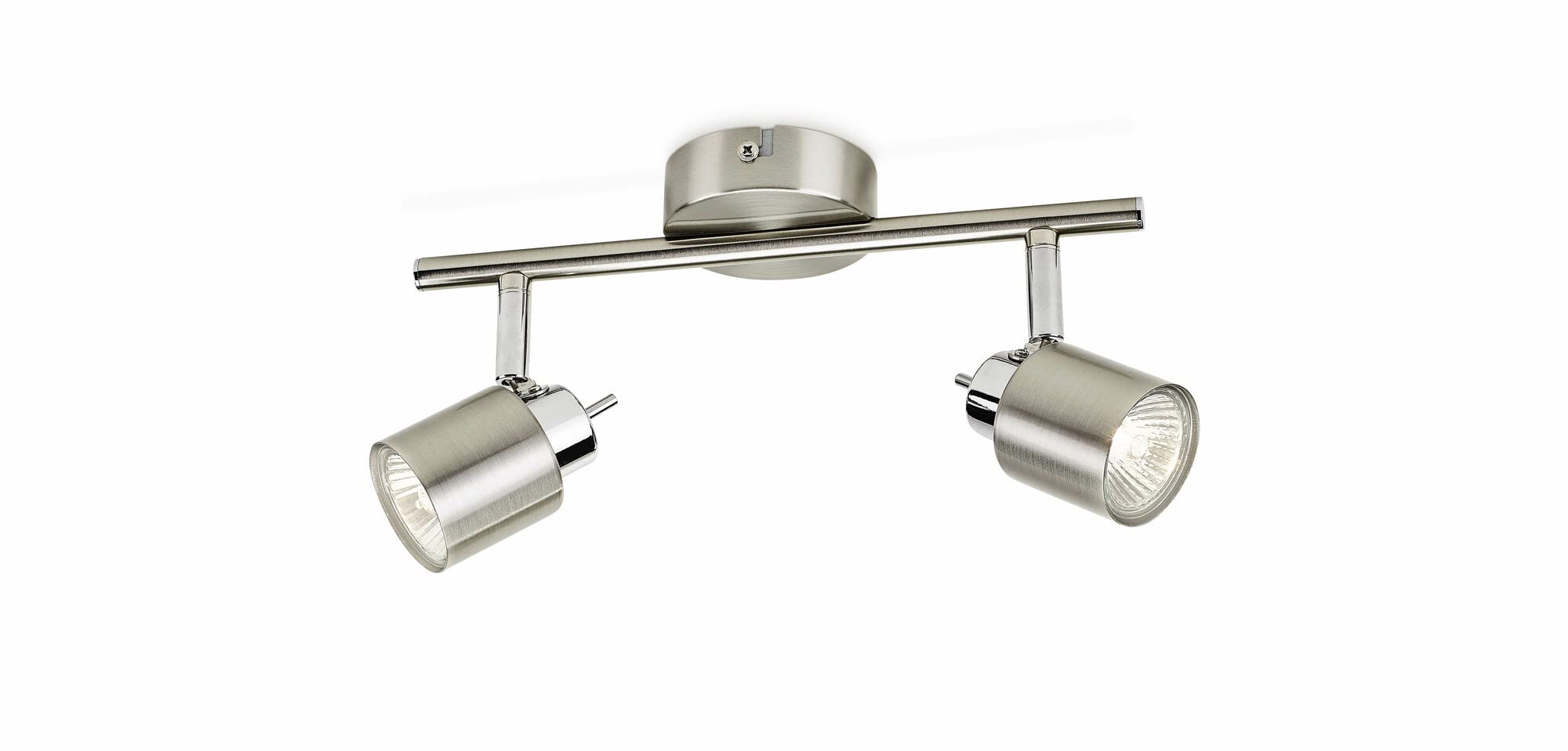 Philips Meranti Lampada A Soffitto Con 3 Faretti In Metallo Cromato - Luce Calda Non Regolabile, Senza Lampadine - 2