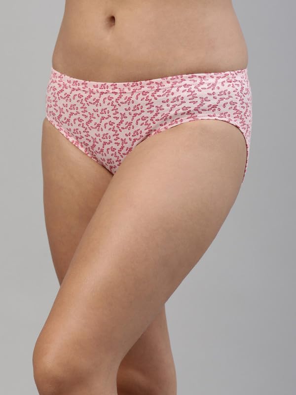 Image of VIP Feelings Amelie 102 100% Cotton High Coverage Stretchable Hipster Panty Combo Set for Womens with Inner Elastic Waistband