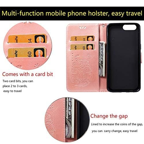 Image of TELETEL Elephant Embossing Design Magnetic Closure Wallet Flip Case Cover for Vivo V50 5G(Faux Leather|Pink)