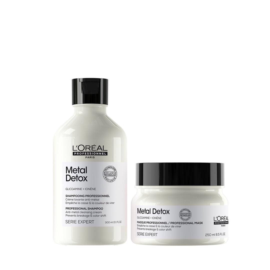 L’Oréal Professionnel│Metal Detox Set│Shampoo 300 ml & Mask 250ml│Serie Expert