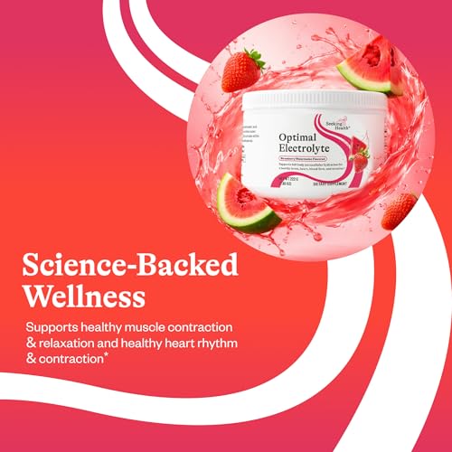 Image of Seeking Health Optimal Electrolyte Powder - with Sodium & Potassium - Support Digestion & Energy with Magnesium Electrolyte Supplement -Strawberry Watermelon 30 Servings