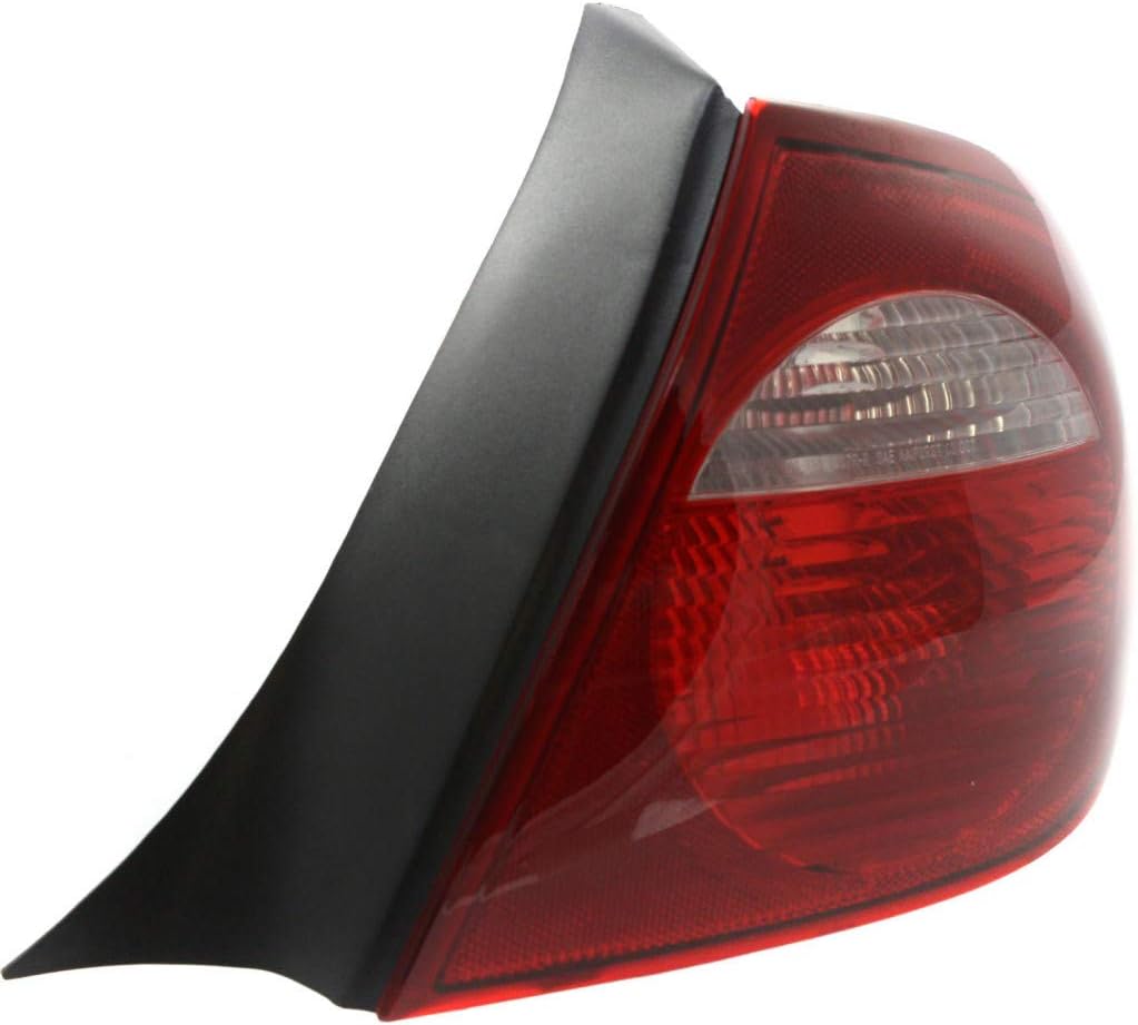 CarLights360 For 2003-2005 Dodge Neon Pair Rear Tail Lights Driver and Passenger Side Assembly Unit w/code MLP CH2800151 CH2801151-replaces 5288527AL/AM 5288526AL/AM