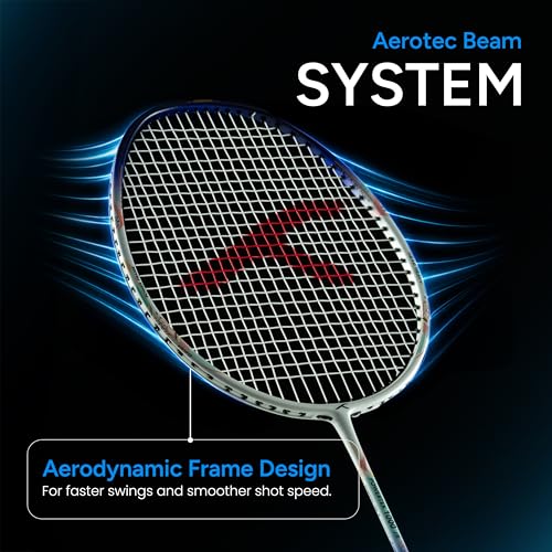HUNDRED Store HUNDRED Graphite Powertek 1000 Jr Badminton Racket 90g - Image 3