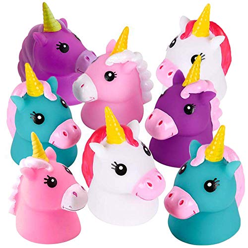 Artcreativity Unicorn Water Squirt Toys For Kids, Pack Of 12, Unicorn Birthday Party Favors, Bath Tub And Pool Toys For Children, Safe And Durable Squirters, Goodie Bag Stuffers #TOP1