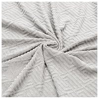Housses De Chaise YSTELLAA - Lot De 4 - Gris Clair - Extensibles Et Lavables - Protection Anti-Taches Pour Salle à Manger