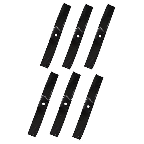 Miniatura 1 de Stevens Lake Parts (6) Cuchillas de mantillo para Exmark 36" y 52" Deck Lazer Z Turf Tracer Viking