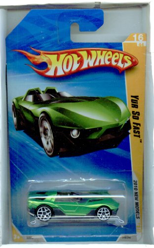 Hot Wheels New Models 2010 016 Green Yur So Fast miniatura 1