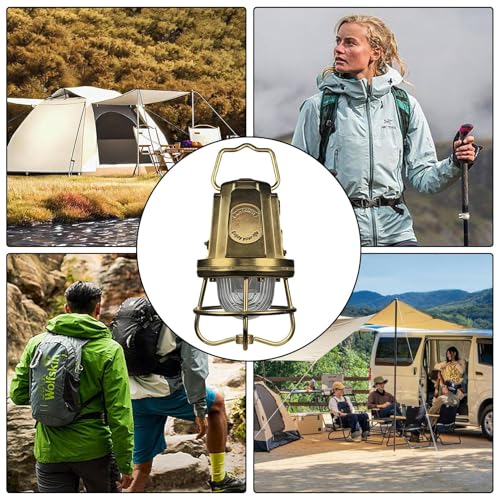 Lampe de camping rechargeable à 4 températures de couleur et intensité variable - 4