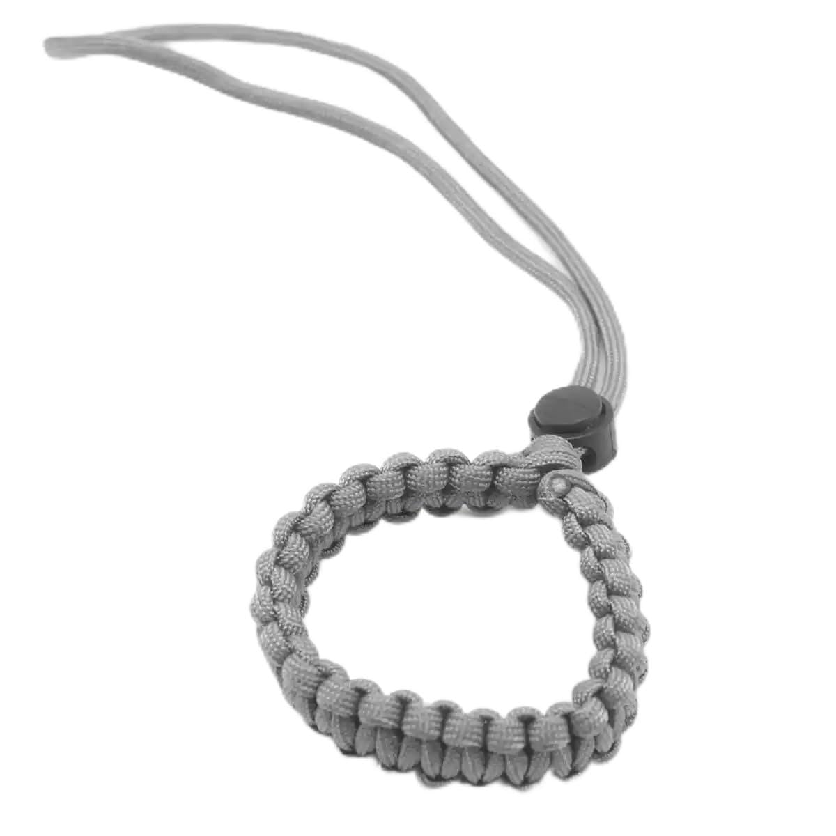 Camera Wrist Strap, Paracord Quick Release Hand Strap Lanyard with Woven Umbrella Rope Design for Secure & Fashion - Grey005