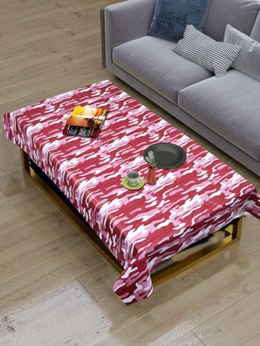 Image of Dakshya Industirs PVC Waterproof Table Cover 36x54 Inch Floral Printed Center Table Cover Washable Plastic Table Sheet Oilproof Dining Table Cover for Coffee Table Living Room Home (Home Vine)