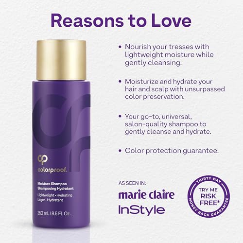 ColorProof Moisture Shampoo Hydrating Sulfate-Free Shampoo for Color-Treated Hair, Mojito Mint Scent - Image 5