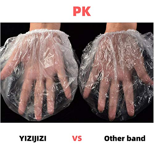 30PCS Disposable Shower Caps, Individually Packaged, Free Gift 2 Black Elastic Bands,Large&Thick Waterproof Shower Cap, Used in Home, Beauty Salon, Hotel,Food Service (white-2)
