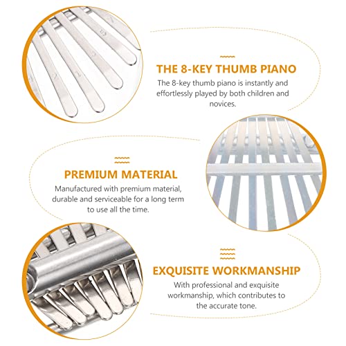 BIENKA Acrylique Kalimba Pouce Piano Clair Doigt Piano 8 Tons Kalimba Piano Mini Coeur Pouce Piano Mélomane Cadeau for… - Les Beatles, Paul McCartney, John Lennon, RIngo Starr, George Harrison BIENKA Acrylique Kalimba Pouce Piano Clair Doigt Piano 8 Tons Kalimba Piano Mini Coeur Pouce Piano Mélomane Cadeau for… – Image 6