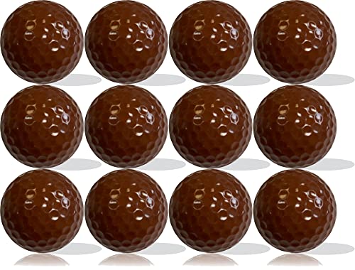 Brown Golf Balls 12 Pack Elevate Your Game with Distinctive