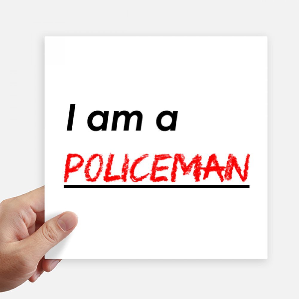 Sticker Agent de Police 20 cm pour masquer les rayures de valise et moto