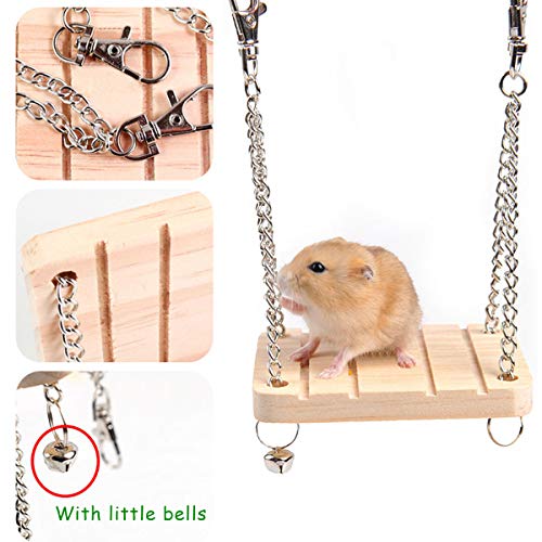 HORYDIA Hamster kauwen speelgoed natuurlijke houten cavia speelgoed tanden zorg molar speelgoed voor hamster cavia… - Image 5