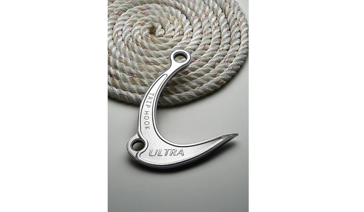 Ultra Products West Ultra Trip Hook 316L Stainless Steel – Fast and Easy Quick Release, Rescues Your Anchor When Locked, UBTH, for Chain Upto 1/8