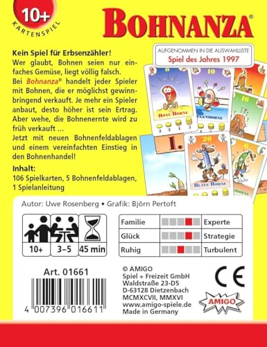 Amigo Spiel + Freizeit Amigo 01661 Bohnanza, Spiel, 10 Jahre to 99 Jahre