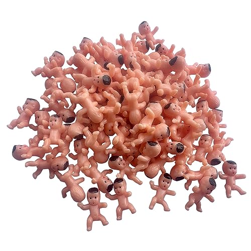 Bouclel Party Decorations Mini Plastic Babies Party Supplies Shower ice cube Game Decor Supplies（40 PCS 1in）