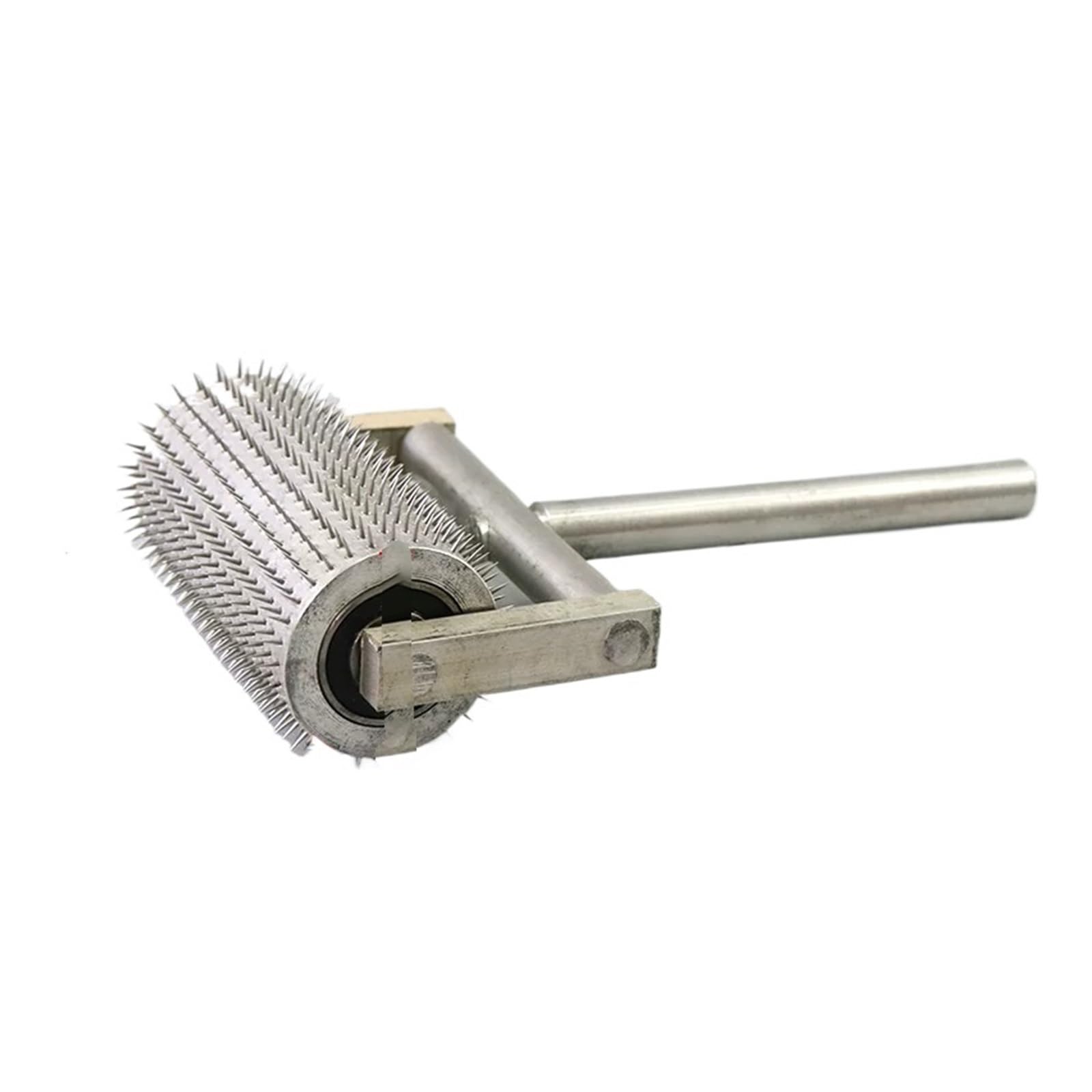 Utensile da cucina for gabbia di scarico perforante for alimenti con rullo ad ago a spinta manuale for foglio alluminio for cucinare(100mm)