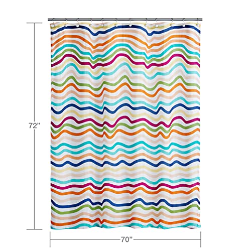Image of SKL Home by Saturday Knight Ltd. Making Waves Shower Curtain,Multi