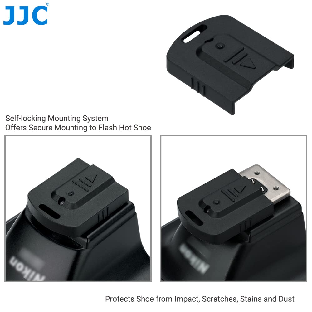(2 Pezzo) JJC Connettore Proteggi Cappuccio per Nikon Speedlite SB-5000 SB-910 SB-900 SB-700 SB-500 SB-300 Flash, Close-Up Commander Speedlight R1C1, Wireless Speedlight SU-800 Privo Polvere & Detriti