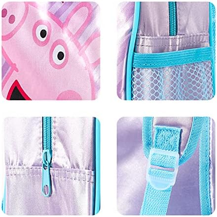 Peppa Pig Kids Childrens Backpack School Rucksack Travel Bag Boys Girls with side mesh pocket