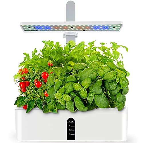 ZPYXBH Serra Idroponica, Orto in Casa di Coltivazione Idroponica Automatico di Illuminazione LED, Giardino Intelligente con Timer Automatico, Giardino Intelligente Germinazione Kit Altezza Regolabile