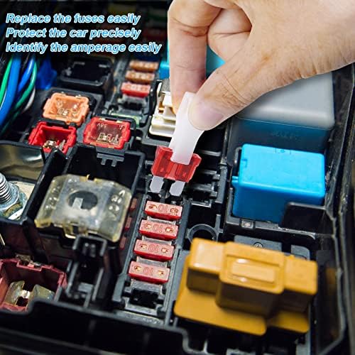 JOREST 160 Pcs Car Fuse Assorted Kit, 96 Mini Blade Car Fuses + 64 Standard Fuses Automotive + 1 Fuse Pullers  11 Specifications Mixed Auto Fuse: 2Amp 3A 5A 7.5A 10A 15A 20A 25A 30A 35A 40A
