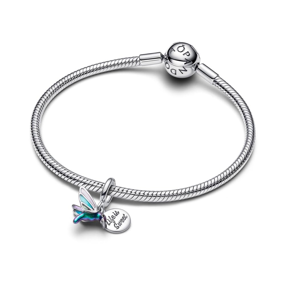 Pandora Moments 793746C01 - Ciondolo a forma di colibrì in argento sterling, compatibile con Me e Moments