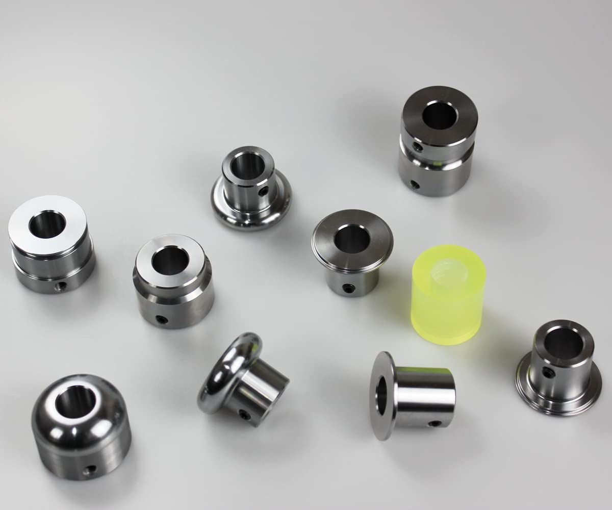 Wulstwalzenmatrizen Perlwalzen-Metallumformungssatz DIES Set mit 9 Stahlmatrizen und 1 Polyurethan-Unterrad passt auf die meisten 22-mm-Wellen