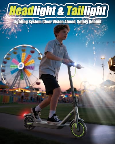 Image of MAXSHOT Electric Scooter Adults & Big Kids, Top Speed 9 /16 /19MPH, 10 /12 /16 /19Miles Range, 6.5 inch /8.5 inch Tires Folding Escooter, APP Control