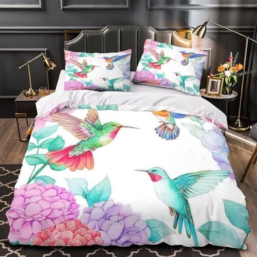 Housse de couette cheval super king 260x220 parure lit microfbre - 2