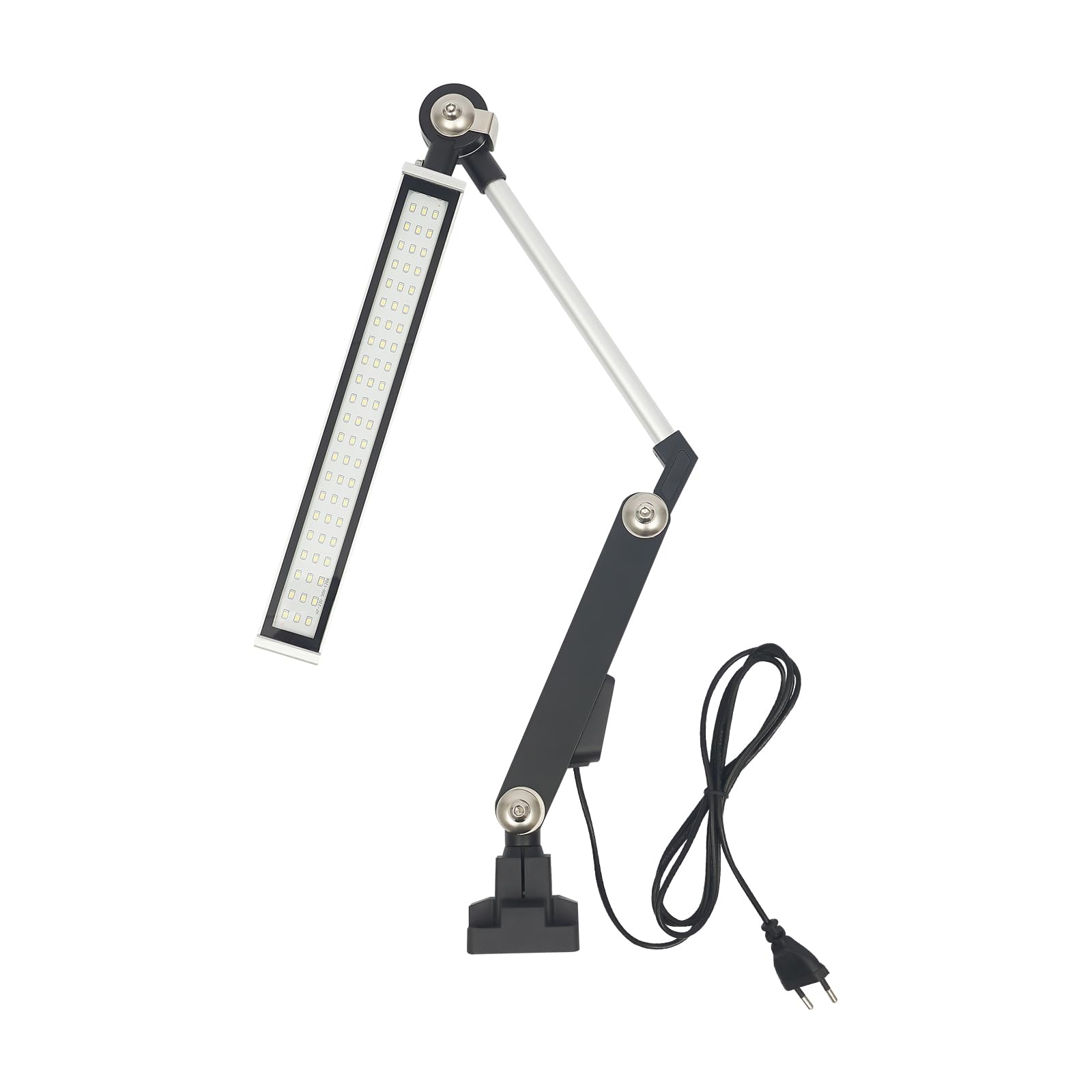 Lampa robocza LED z ramieniem przegubowym, lampa maszynowa 20 W do stołu