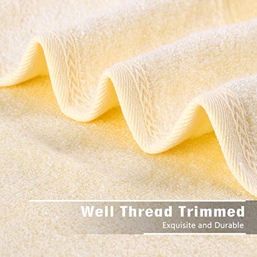Jml Bath Towels 2 Pack (27"X54"), Luxury Bamboo Bath Towel Set For Bathroom - Soft And Absorbent, Odor Resistant, Skin Friendly, Beige #TOP2
