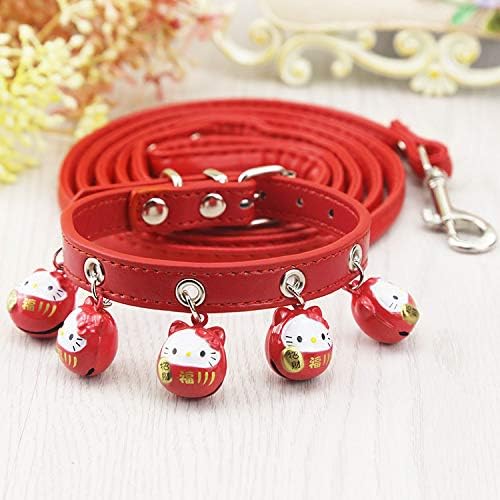 犬 首輪 猫 鈴付き ペット用品 ペットグッズ 安全首輪 Pu レザー ソフトコットン裏地 ドッグカラー キラキラ お散歩 Hch M トレーニングに便利 長さ調整可能 ついに再販開始 調節可能