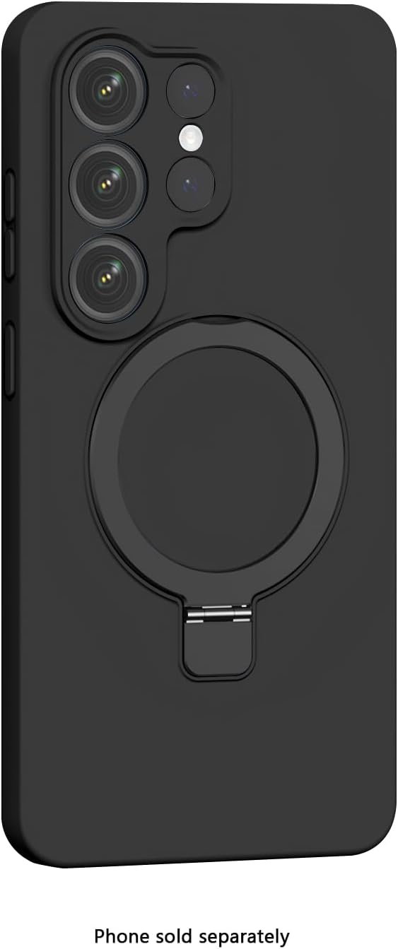 SaharaCase - Compatible with Galaxy S26 Ultra Kickstand Case | Smooth Silicone | Compatible with Magsafe | Venture Series (Black)