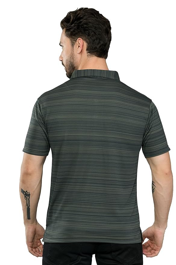 Image of STELLERS Men's Premium Polo T-Shirt Wrinkle Free Quick Dry Soft and Feather Touch Feel Regular Fit