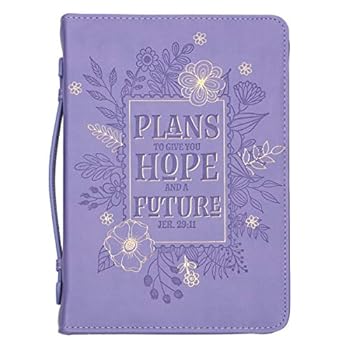 Misc. Bible Cover Medium Luxleather Pastel Floral Book