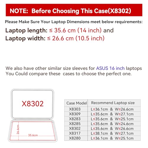 Image of Smatree Hard EVA Protective Sleeve for 16 inch ASUS TUF Gaming F16 2025,for 16 inch ROG Strix G16 2025 /2024,for TUF Gaming A16 2025 /2024 FA608,for ROGStrix Scar 16 2025,ROGZephyrus Duo 16 Case (X8302)