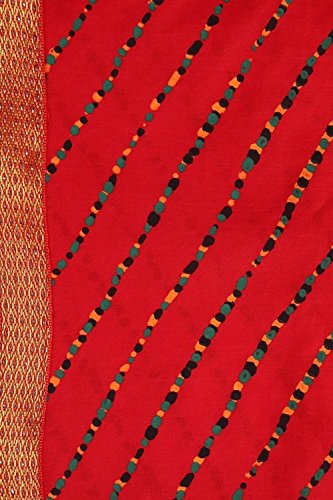 Image of DIAMO Girl's Jaipuri Lahariya Block Print Skirt and Top